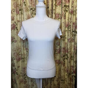 NWT! Madewell Classic White Short Sleeve T-Shirt XXS